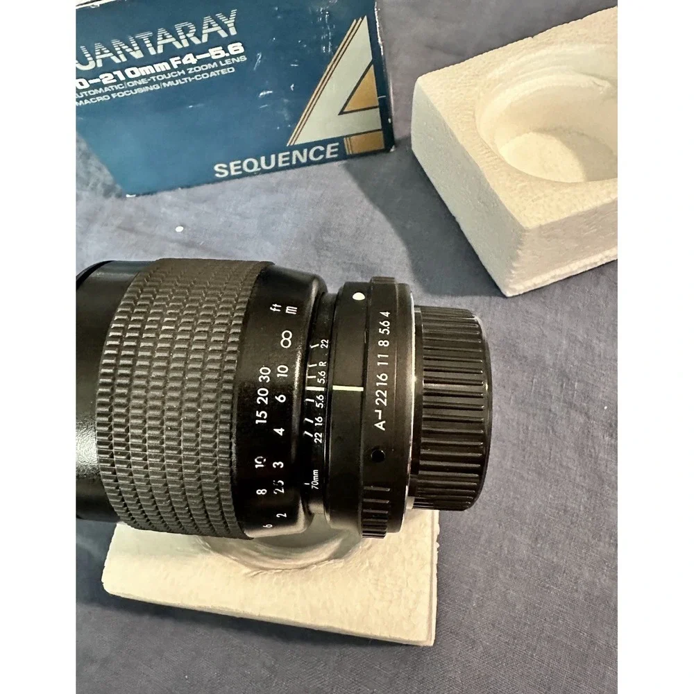 NEW Quantaray 70-210mm f4-5.6 Sequence Lens for Pentax K‎ 25-166-2532